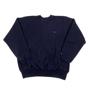 Vintage 90s Navy Blue Absolut Vodka Sweatshirt MV Sport Reverse Pro Weave USA